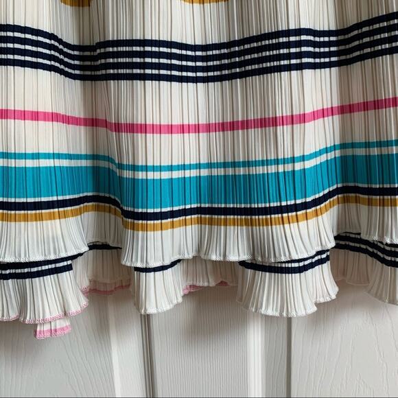 Anthropologie Bethany Pleated Off the Shoulder Dress, size L NWT - Picture 5 of 8